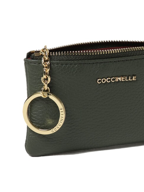 METALLIC SOFT Envelope coin purse seaweed - Women&rsquo;s Wallets