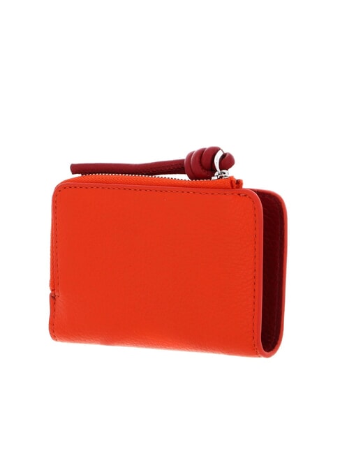 MYRTHA MAXI LOG Medium zip-around leather wallet gazpacho/sangri - Women&rsquo;s Wallets