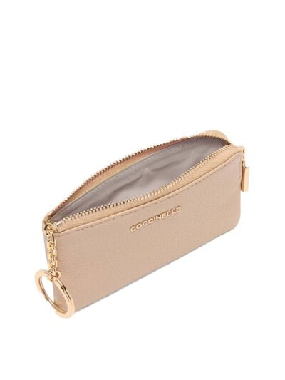 METALLIC SOFT Envelope coin purse rosette - Women&rsquo;s Wallets