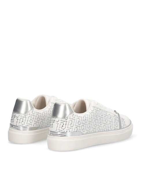 KIKI 01 Sneakers with all-over rhinestone logo white - Women&rsquo;s shoes