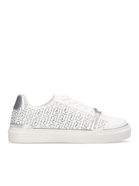 KIKI 01 Sneakers with all-over rhinestone logo white - Women&rsquo;s shoes