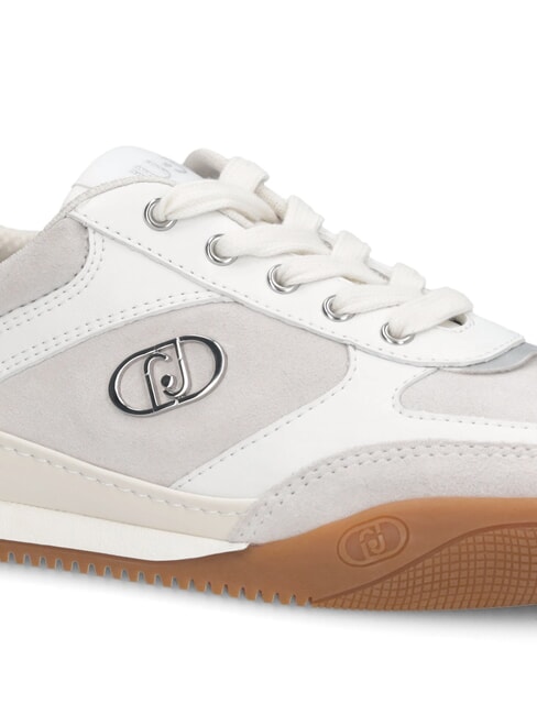 LEWIS 01 Sneakers with metal logo white - Women&rsquo;s shoes