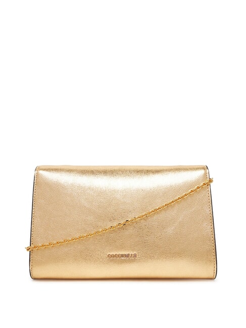 MAGIE 2NITE SMOOTH Metallic leather clutch bag golden - Women&rsquo;s Bags