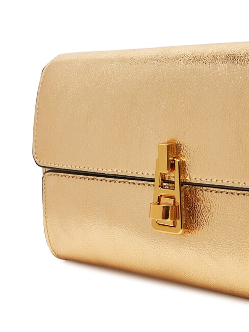 MAGIE 2NITE SMOOTH Metallic leather clutch bag golden - Women&rsquo;s Bags
