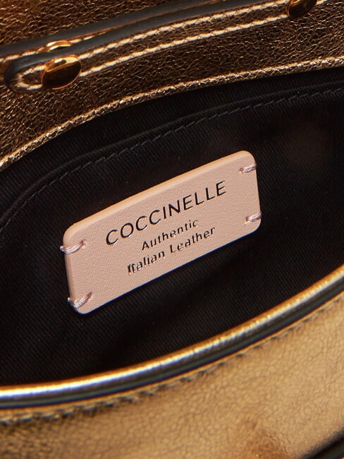 MAGIE 2NITE SMOOTH Metallic leather clutch bag golden - Women&rsquo;s Bags