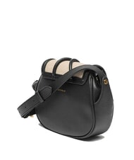 COCCINELLE CARMY CANVAS Leather and canvas shoulder bag natural / noir - Women&rsquo;s Bags - 2