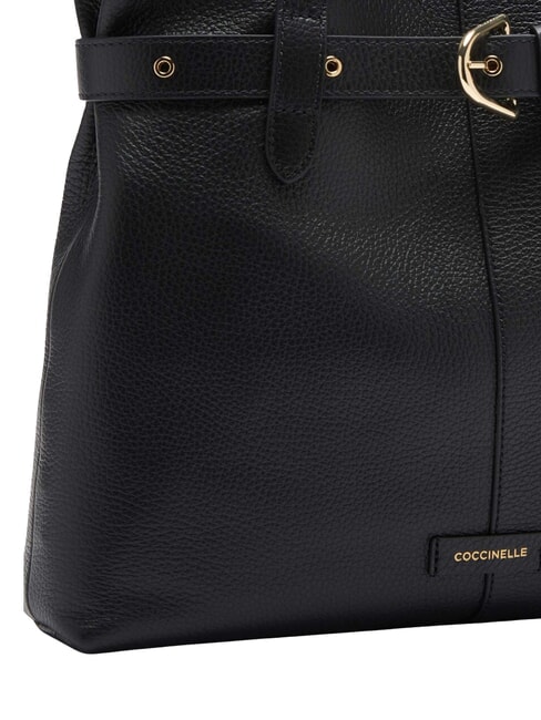 ABIGAIL Leather handbag with shoulder strap Black - Women&rsquo;s Bags