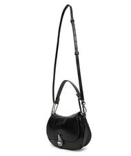 COCCINELLE MAGIE WRINKLED Leather shoulder bag with flap Black - Women&rsquo;s Bags - 4