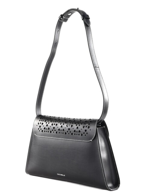 DEW COW PERFORED Leather shoulder bag Black - Women&rsquo;s Bags