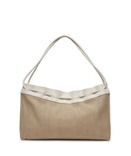 COCCINELLE ISABELA CANVAS Canvas and leather hobo bag natural/white - Women&rsquo;s Bags - 4