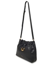 COCCINELLE ISABELA Leather bucket bag Black - Women&rsquo;s Bags - 4