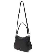 COCCINELLE MAGIE WRINKLED Leather shoulder bag with shoulder strap Black - Women&rsquo;s Bags - 4