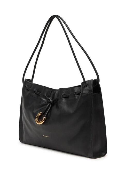 ISABELA Soft leather shoulder bag Black - Women&rsquo;s Bags
