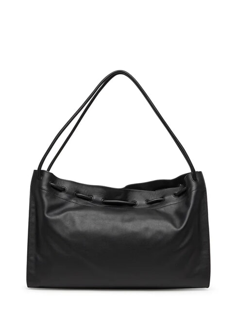ISABELA Soft leather shoulder bag Black - Women&rsquo;s Bags