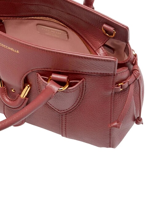 YORK Leather handbag with shoulder strap brandy - Women&rsquo;s Bags