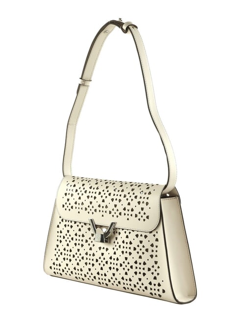 DEW COW PERFORED Leather shoulder bag white - Women&rsquo;s Bags