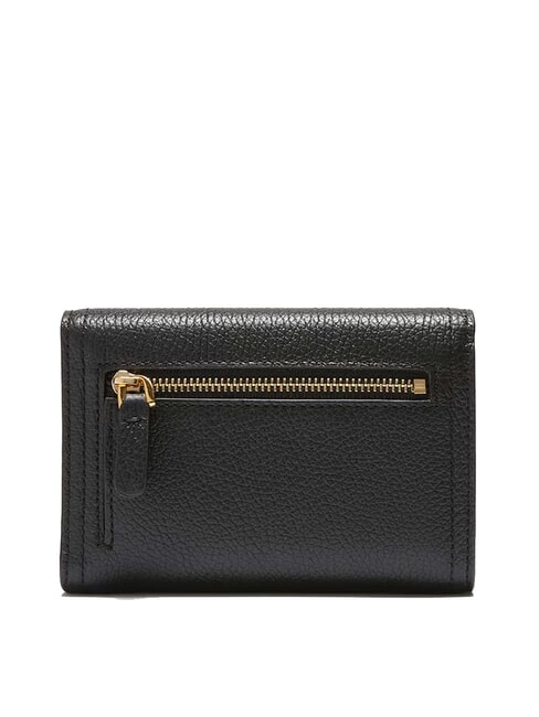 CAMPUS Medium hammered leather wallet Black - Women&rsquo;s Wallets