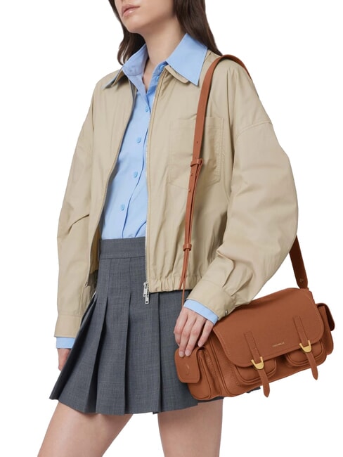 CAMPUS Hammered leather shoulder bag CUIR - Women&rsquo;s Bags