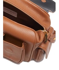 COCCINELLE CAMPUS Hammered leather shoulder bag CUIR - Women&rsquo;s Bags - 5