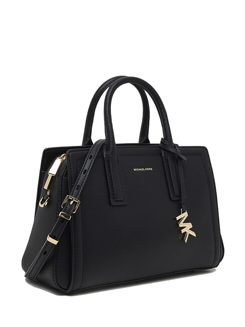 LAILA Leather handbag with shoulder strap black - Women&rsquo;s Bags