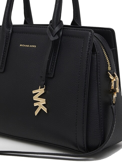 LAILA Leather handbag with shoulder strap black - Women&rsquo;s Bags