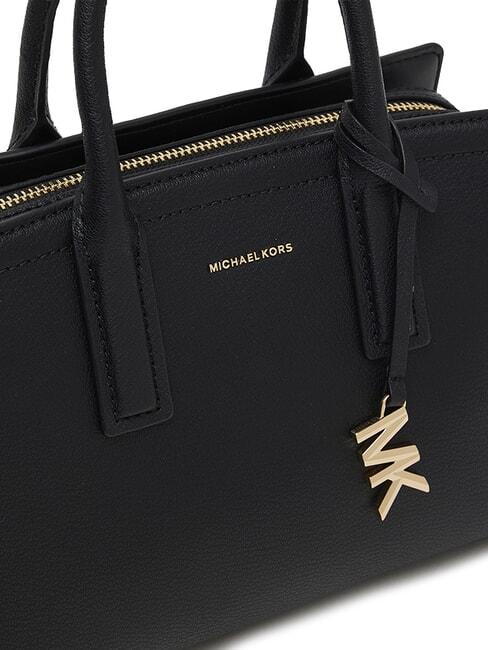 LAILA Leather handbag with shoulder strap black - Women&rsquo;s Bags