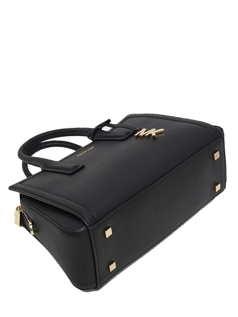 LAILA Leather handbag with shoulder strap black - Women&rsquo;s Bags