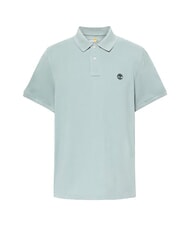 TIMBERLAND MILLERS RIVER Cotton polo shirt silver blue - Polo shirt - 3