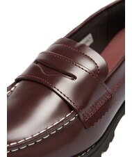 TIMBERLAND NOREEN Leather moccasins burgundy full grain - Women&rsquo;s shoes - 4