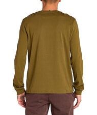 TIMBERLAND LS DNSTN RV CREW Slim fit sweater darkoliv - T-shirt - 2