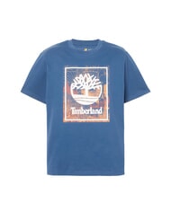 TIMBERLAND FRONT SEASONAL STACK Cotton T-Shirt ocean - T-shirt - 3