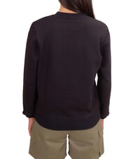 TIMBERLAND EXETER RIVER BRUSHED  Cotton blend sweatshirt BLACK - Women's Sweatshirts - 2