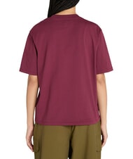 TIMBERLAND STACK LOGO  Cotton T-Shirt burgundy - T-shirt - 2