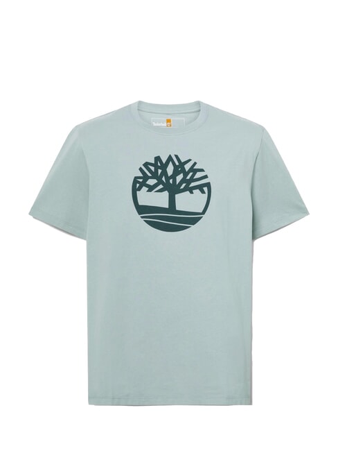KBEC RIVER Short-sleeved T-shirt silver blue - T-shirt