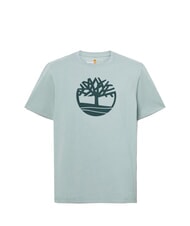 TIMBERLAND KBEC RIVER Short-sleeved T-shirt silver blue - T-shirt - 3