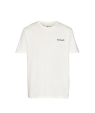 TIMBERLAND SMALL LINEAR Cotton T-Shirt vintage white - T-shirt - 3