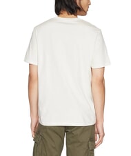 TIMBERLAND SMALL LINEAR Cotton T-Shirt vintage white - T-shirt - 2