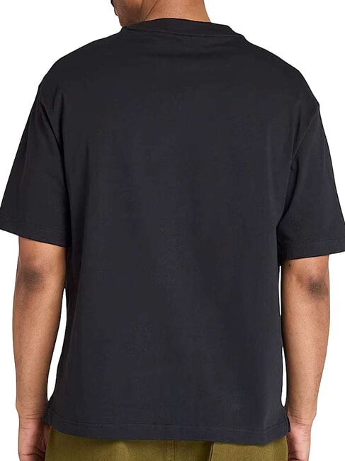 DUNSTAN RIVER Cotton T-Shirt BLACK - T-shirt