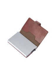 THE BRIDGE STORY UOMO RFID leather snap card holder brown 14/ruthenium palladium - Men&rsquo;s Wallets - 2