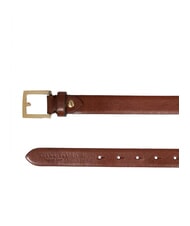 THE BRIDGE BERENICE Leather belt, can be shortened to measure BROWN - Belts - 2