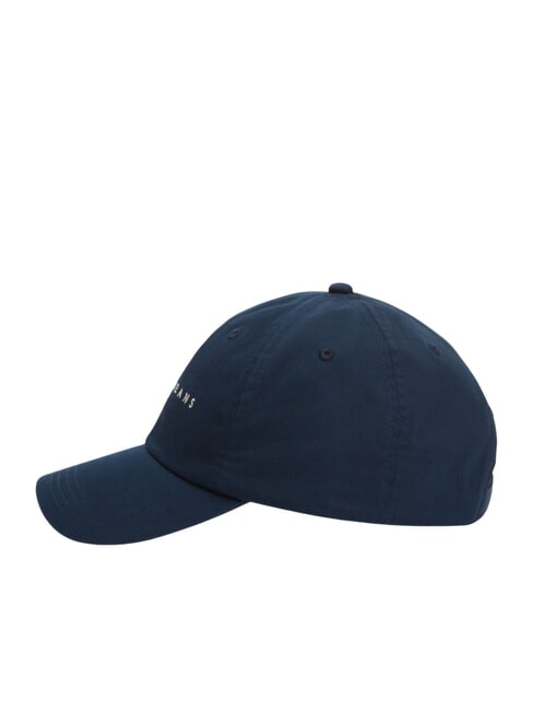 TJM LINEAR LOGO Hat with visor dark night navy - Hats