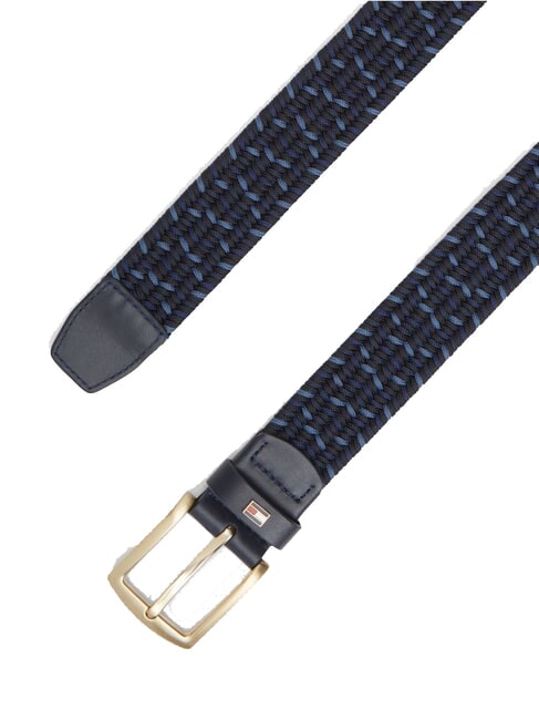 DENTON Braided elastic belt Aegean Sea - Belts