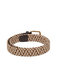 TOMMY HILFIGER DENTON Braided elastic belt coffee beans - Belts - 2