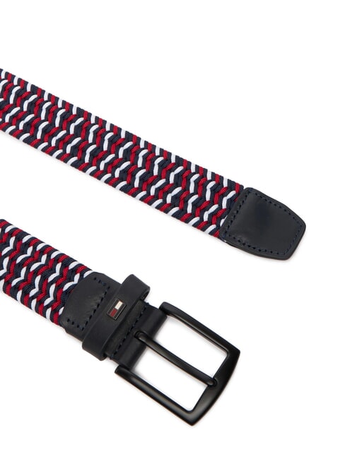 DENTON Braided elastic belt sky - Belts