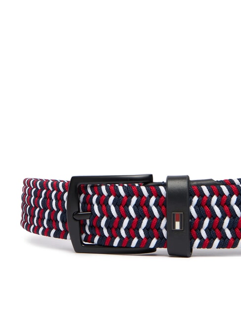 DENTON Braided elastic belt sky - Belts