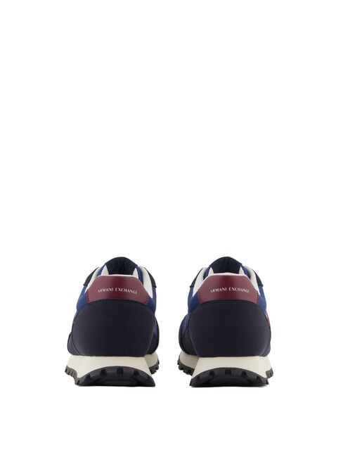 DROP MICROSUEDE Sneakers with contrasting logo deep navy+estate blue+pomenegr - Men&rsquo;s shoes