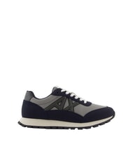 ARMANI EXCHANGE DROP MICROSUEDE Sneakers with contrasting logo deep navy+gray+chimera - Men&rsquo;s shoes - 2