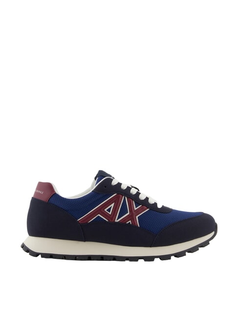 DROP MICROSUEDE Sneakers with contrasting logo deep navy+estate blue+pomenegr - Men&rsquo;s shoes