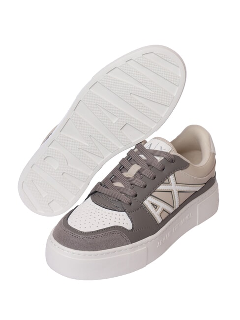 AX LOGO Platform sneakers brown bass + sand - Women&rsquo;s shoes