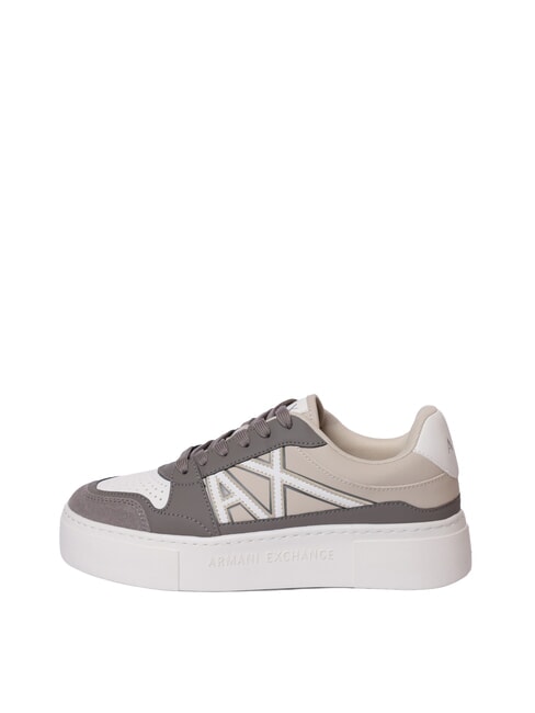 AX LOGO Platform sneakers brown bass + sand - Women&rsquo;s shoes